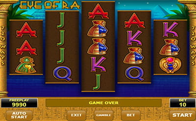 Playamo Casino Eye of Ra Slot