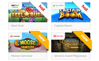 Playzee Casino Mobile Slot Selection