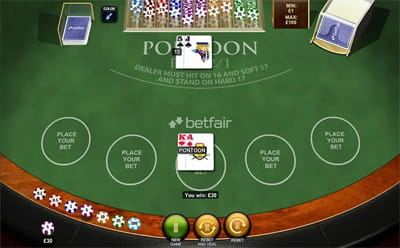 Pontoon Blackjack Game Showcase