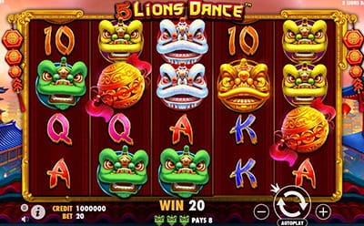 Pragmatic Play 5 Lions Dance