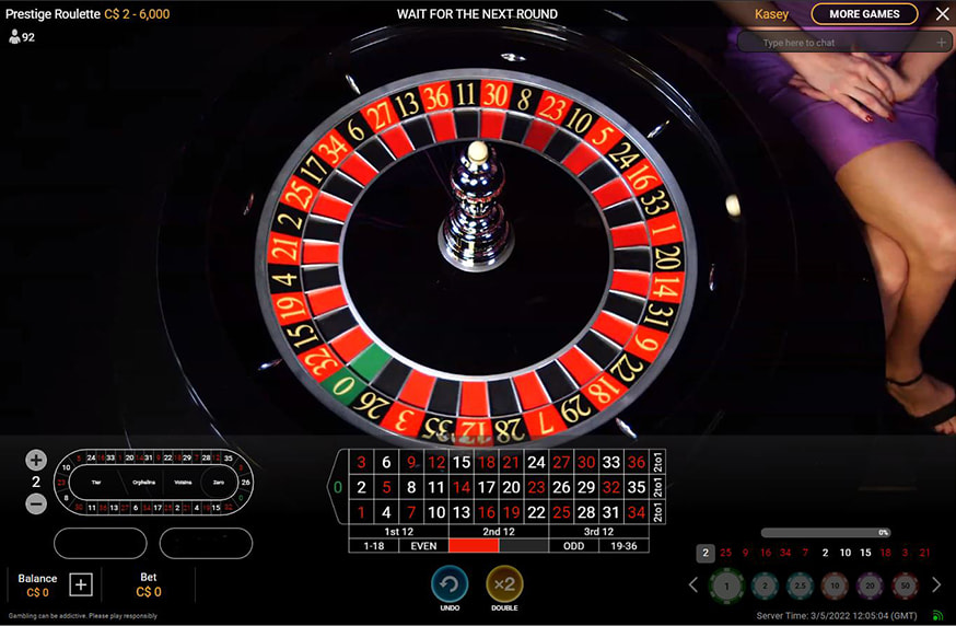 Prestige Roulette gameplay screenshot