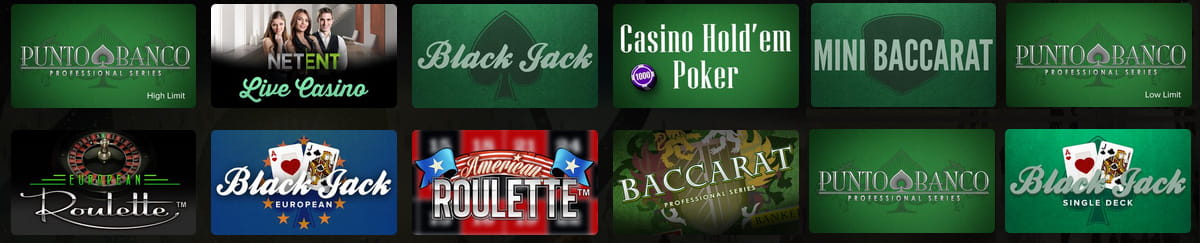 The Table Games Catalogue in Prospect Hall