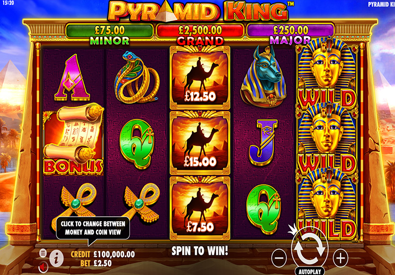 Free Demo of the Pyramid King Slot