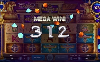 Pyramid: Quest for Immortality Mega Win