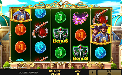 Queens Guard Slot Free Spins