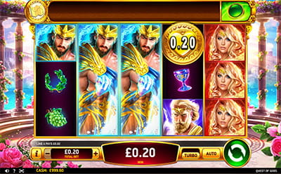 Quest of Gods Slot at Lottomart Casino UK