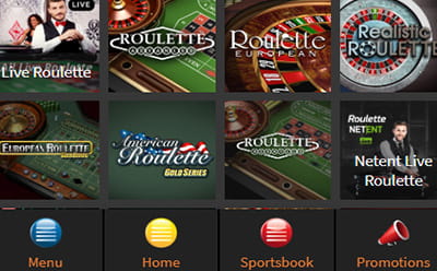 QuinnBet Mobile Casino Roulette