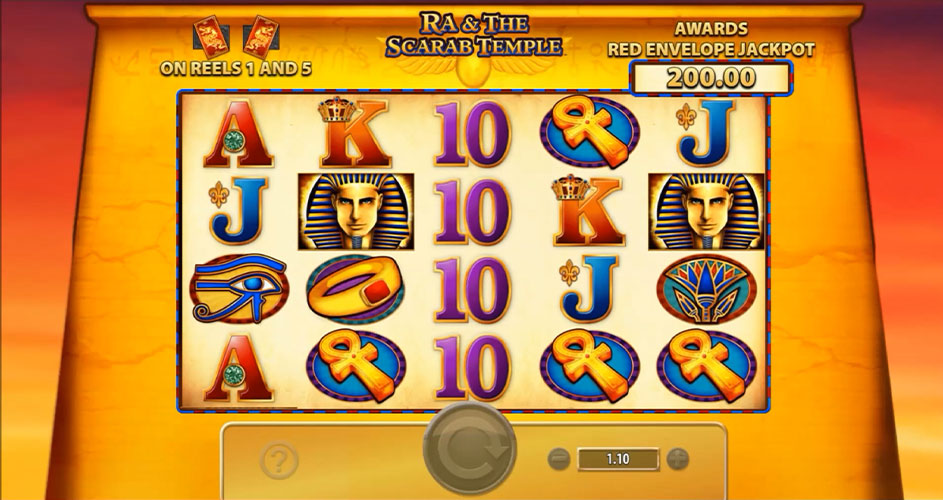 Free Demo of the Ra & The Scarab Temple Slot