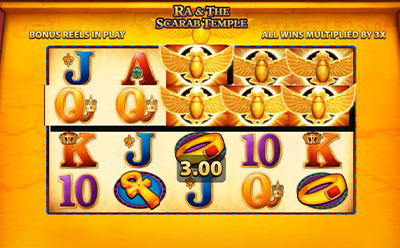 Ra & The Scarab Temple Slot Free Spins