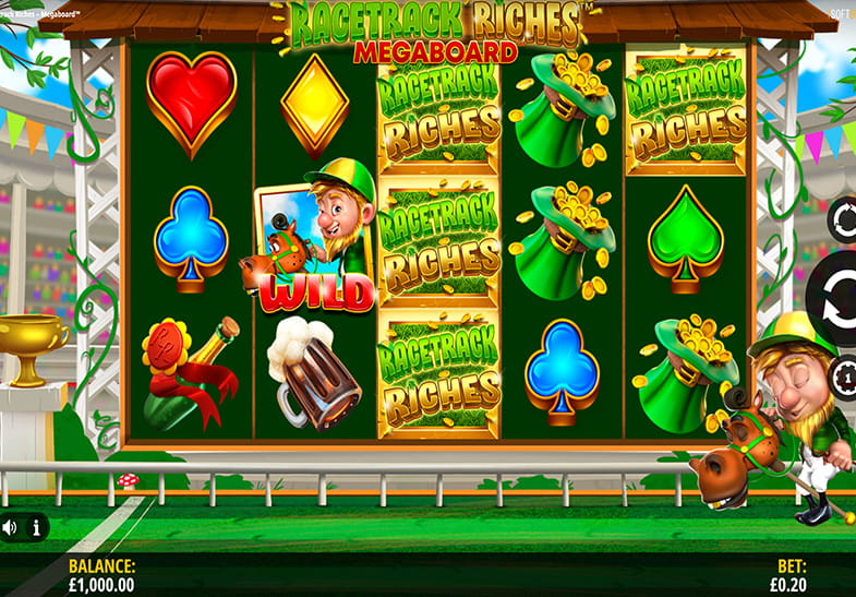 Free Demo of the Racetrack Riches Megaboard Slot