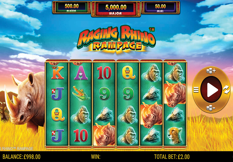 The Raging Rhino Rampage Demo Game