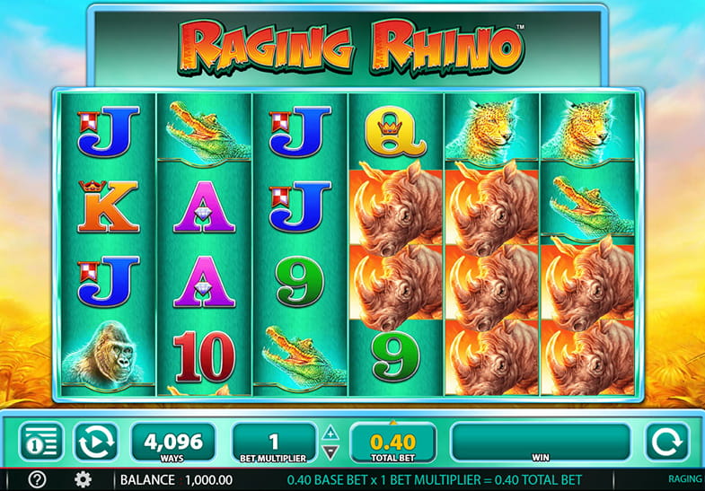 Raging Rhino SG Interactive Slot Online