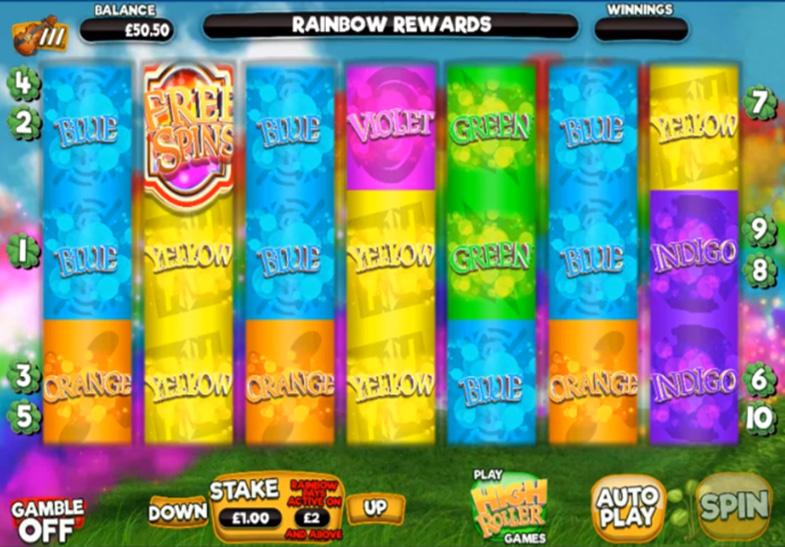 Free Demo of the Rainbow Rewards Slot