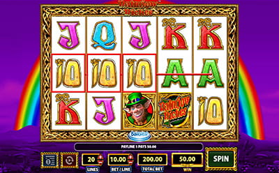 Rainbow Riches at Super Mega Fluffy Rainbow Vegas Jackpot Casino