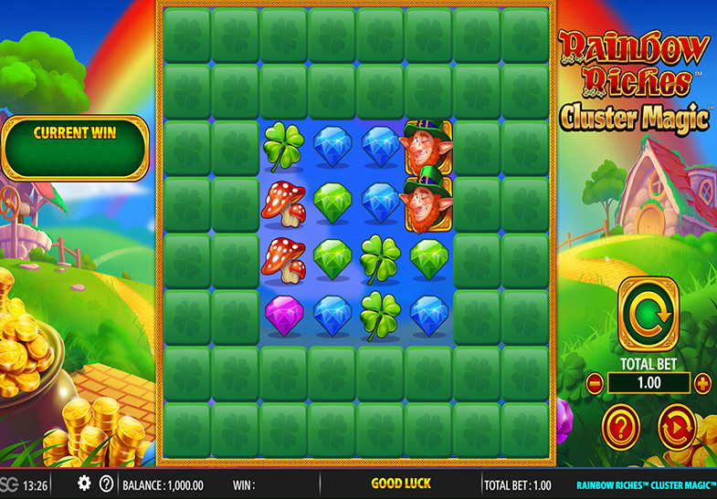 Rainbow Riches Cluster Magic Demo Mode