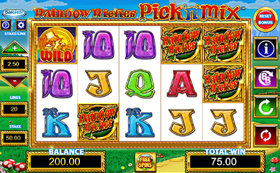 Rainbow Riches Pick’n’Mix Slot Free Spins
