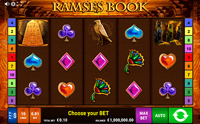 The Ramses Book Online Slot at Wheelz