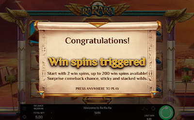 RaRaRa Slot Free Spins