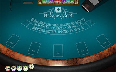 Blackjack on Redbet Casino Mobile