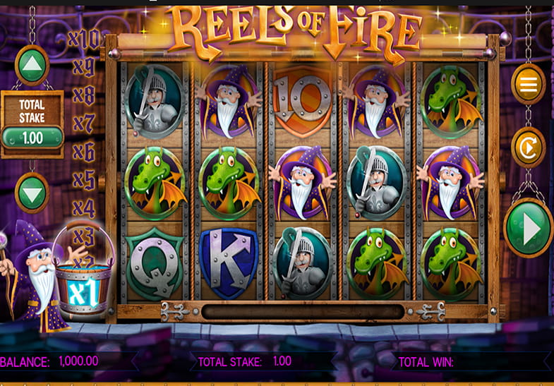 Free Demo of the Reels of Fire Slot