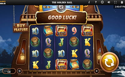 Golden Sails Online slot at Casoo Casino