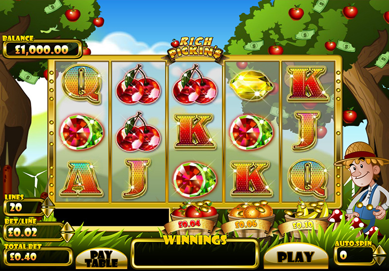 Free Demo of the Rich Pickin’s Slot