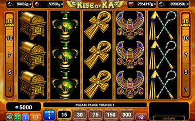 Rise of Ra Slot Gamble Feature