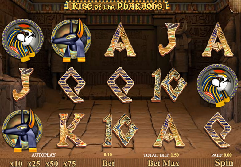 Free Demo of the Rise of the Pharaohs Slot