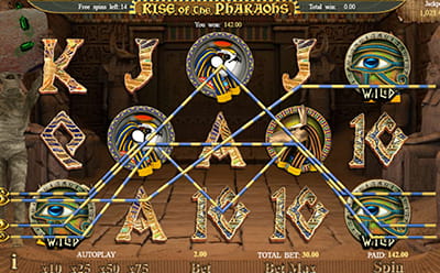 Rise of the Pharaohs Slot Free Spins