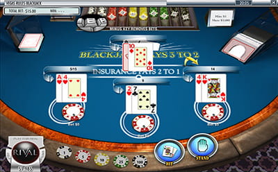 Live Blackjack at Rival Gaming Casinos