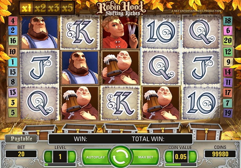 Free demo of the Robin Hood Shifting Riches Slot game