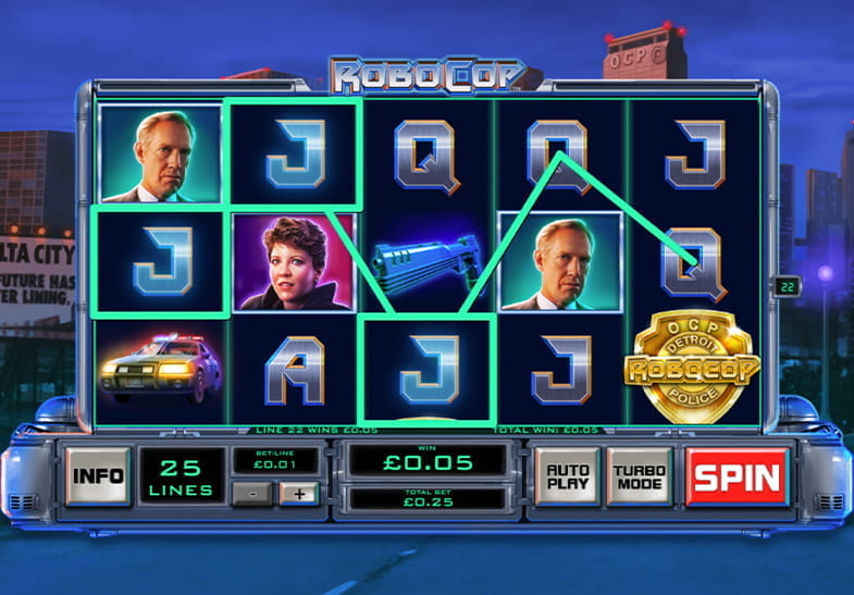 Free demo of the RoboCop Slot game