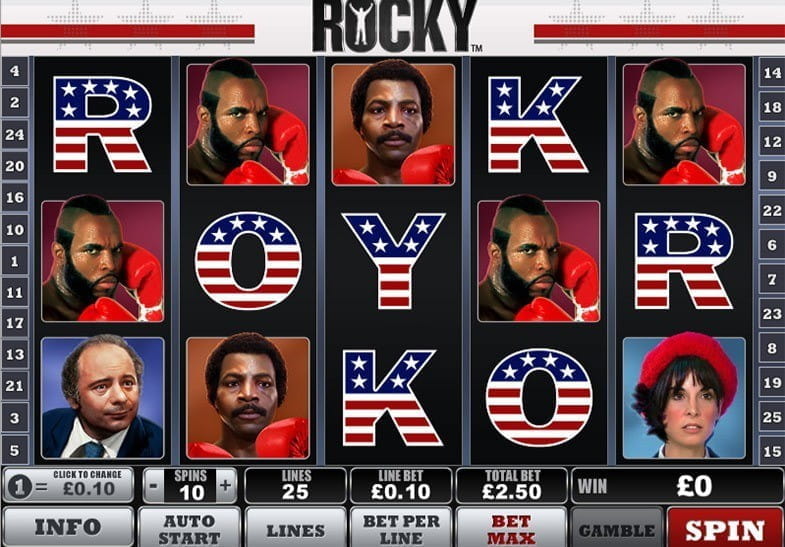 Rocky Movie-Themed Slot