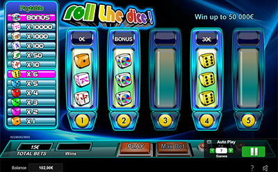 Roll the Dice Slot Free Spins