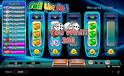 Roll the Dice Slot Mobile