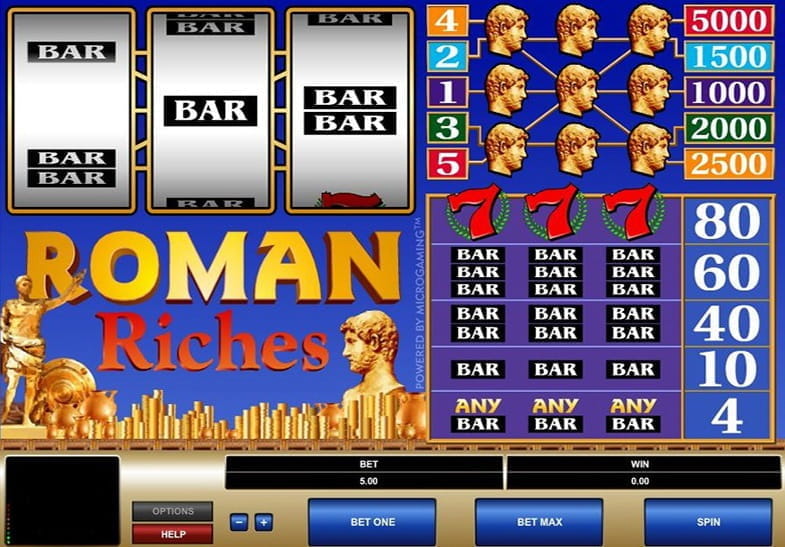 Free Demo of the Roma Riches Slot Game