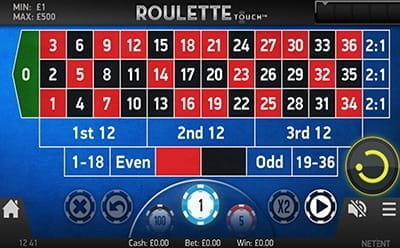 Roulette at The Grand Ivy Mobile Casino