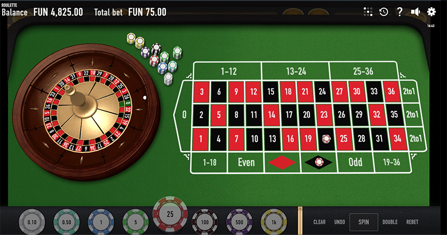 Roulette Nouveau gameplay screenshot