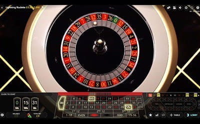 Live Roulette Table at Sloty Casino