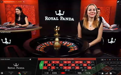 Branded Roulette Tables at Royal Panda Live Casino