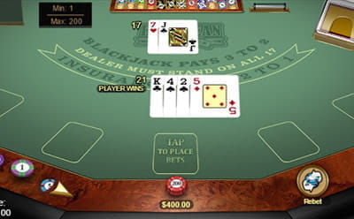Play Blackjack at the Mobile Casino of Royal Panda