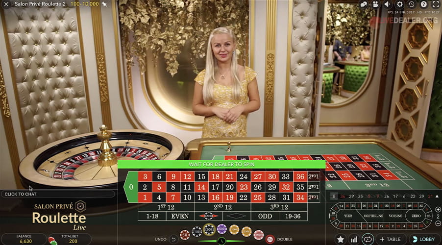 Salon Prive Roulette