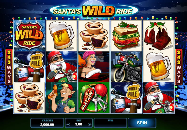 Santa Claus Slots Santa's Wild Ride
