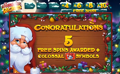 Santa's Riches Slot Free Spins