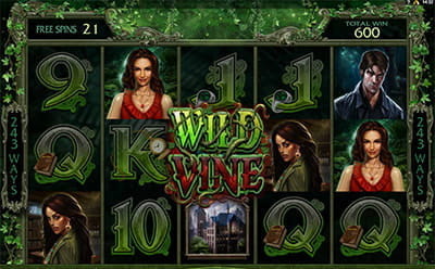 The Sarah Bonus Awards 25 Free Spins with the Wild Vines Feature