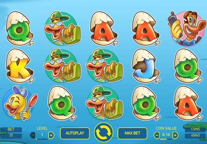 Free demo of the Scruffy Duck Slot game