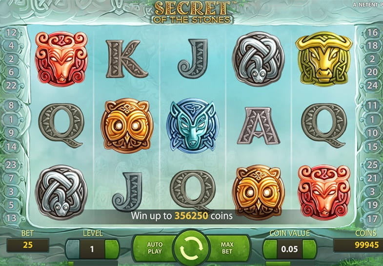 Free demo of the Secret of the Stones Slot game
