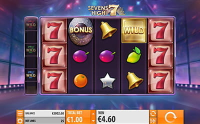 Sevens High slot game at Power Spins Casino