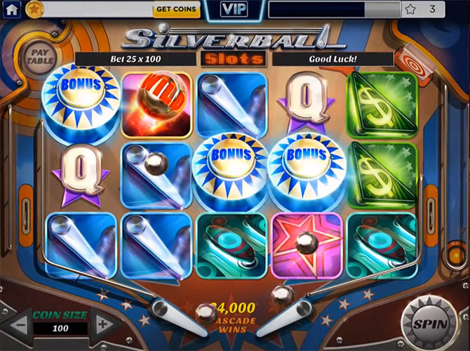 Free Demo of the Silverball Slot
