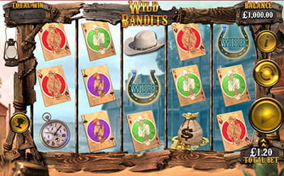 Sky Vegas Casino Wild Bandits Video Slot